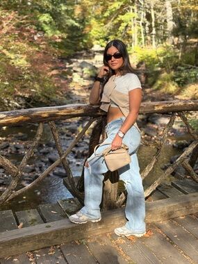 Loewe Beige Leather Shoulder Bag